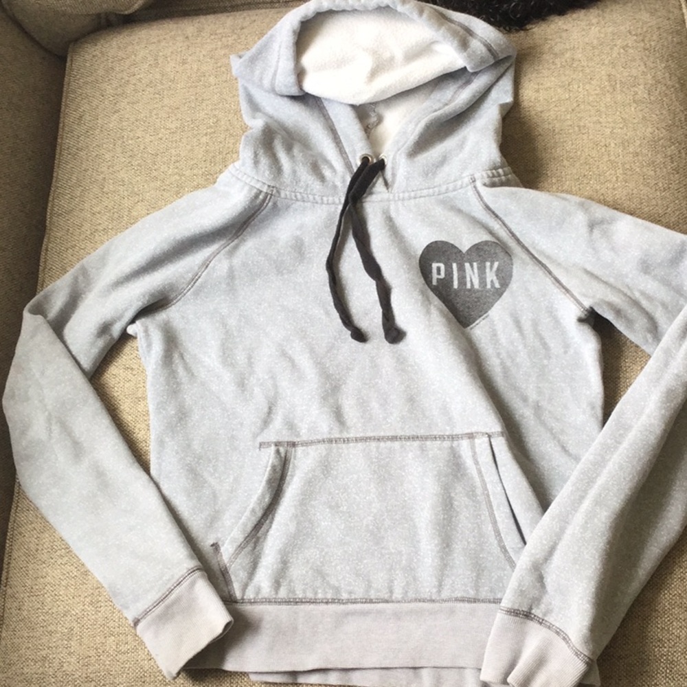 Cozy Grey heart sweatshirt
